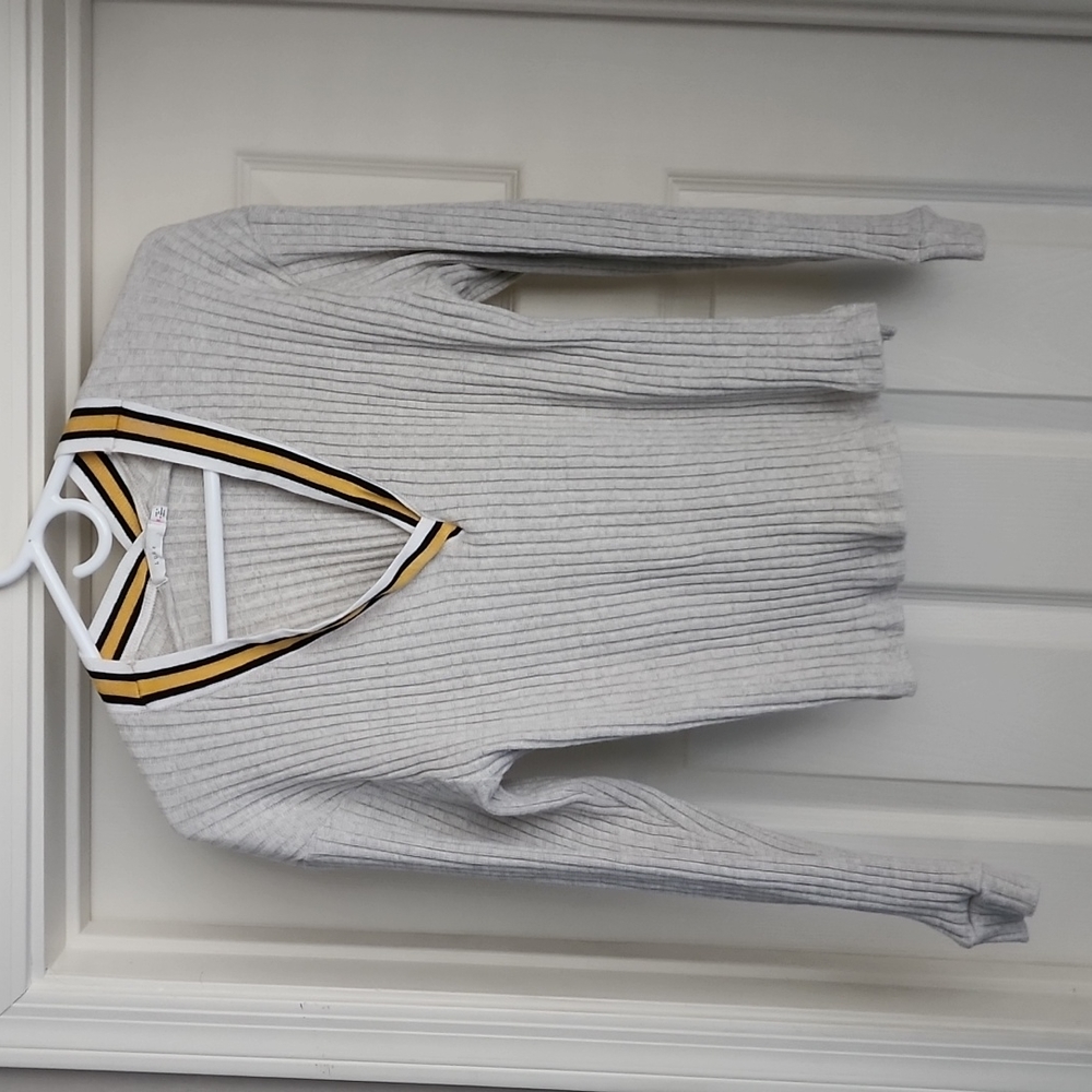 Lush varsity Ivy league stripe sweater